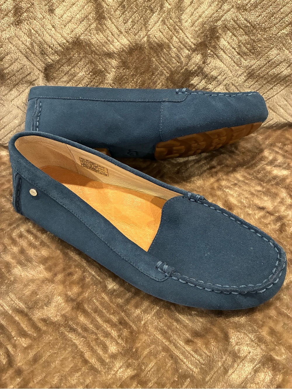 UGG Moccasins in Baltic Blue Suede